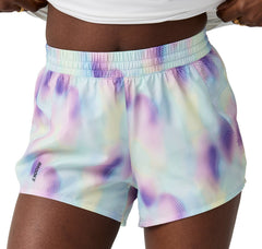 Brooks Dash Printed Womens Running Shorts - Purple
